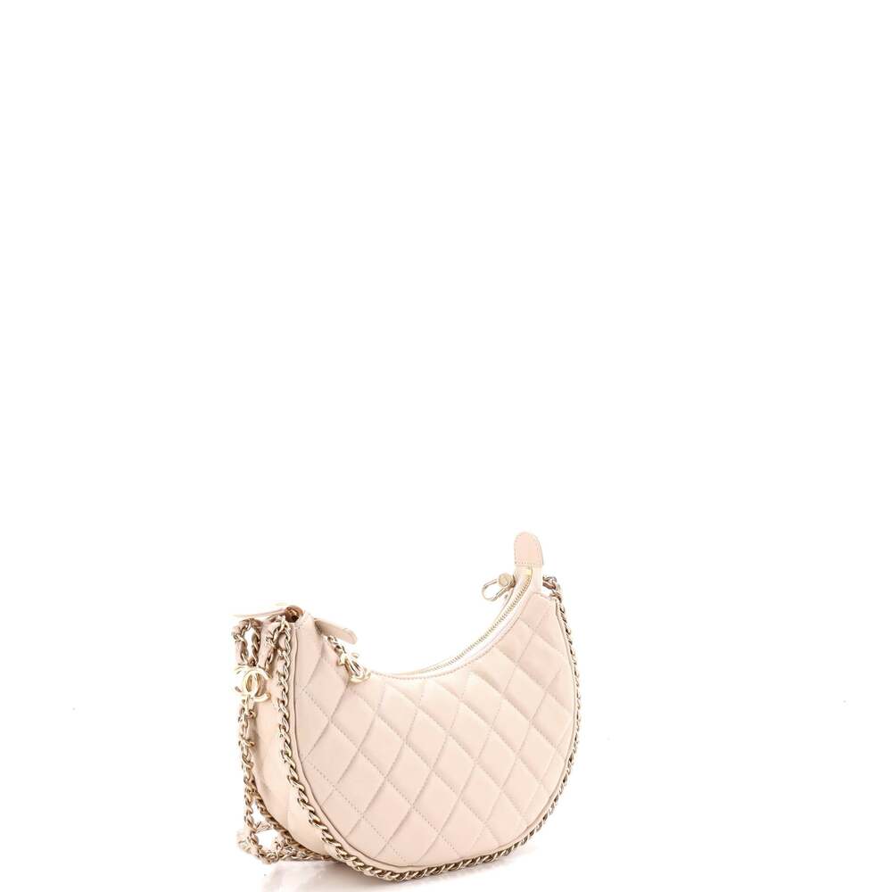 Chanel Chain Around Hook Hobo Quilted #249649C47B - Picture 2 of 6